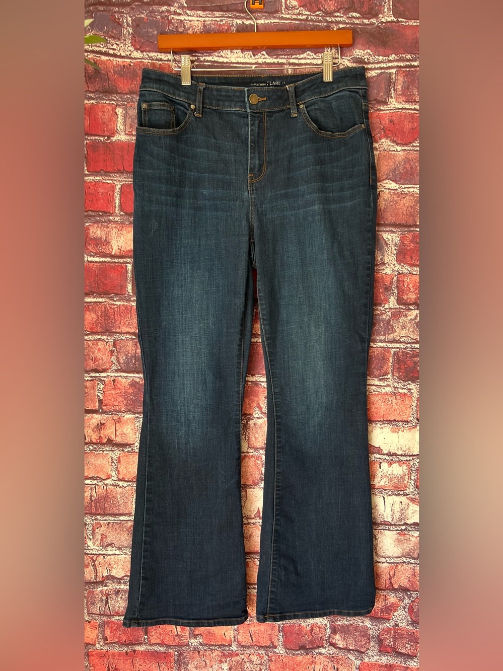Chico's Platinum Flare Jeans Dark Wash